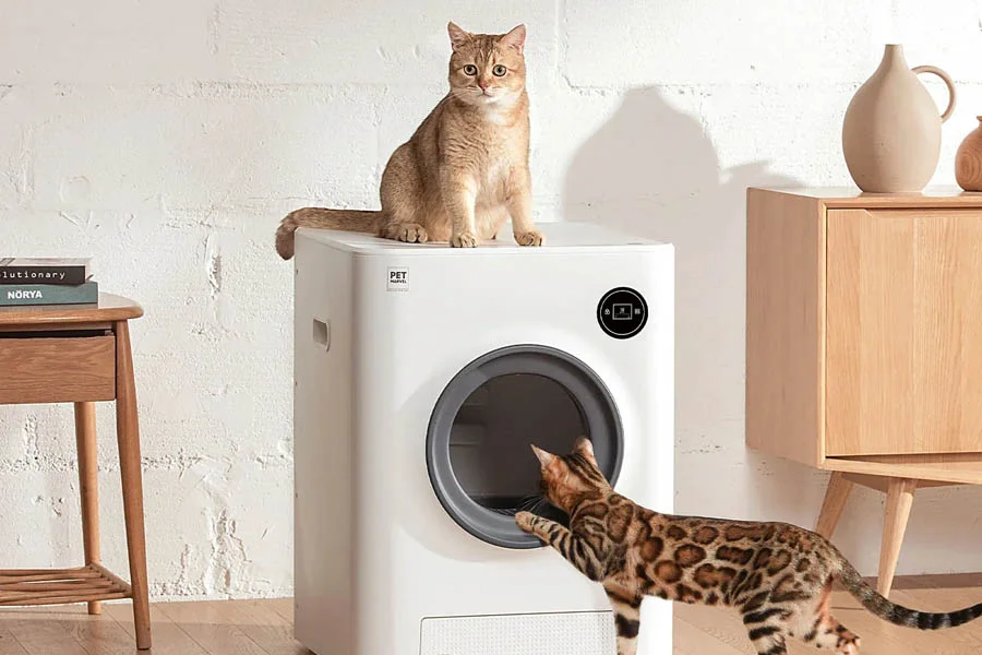 auto cleaning cat litter box