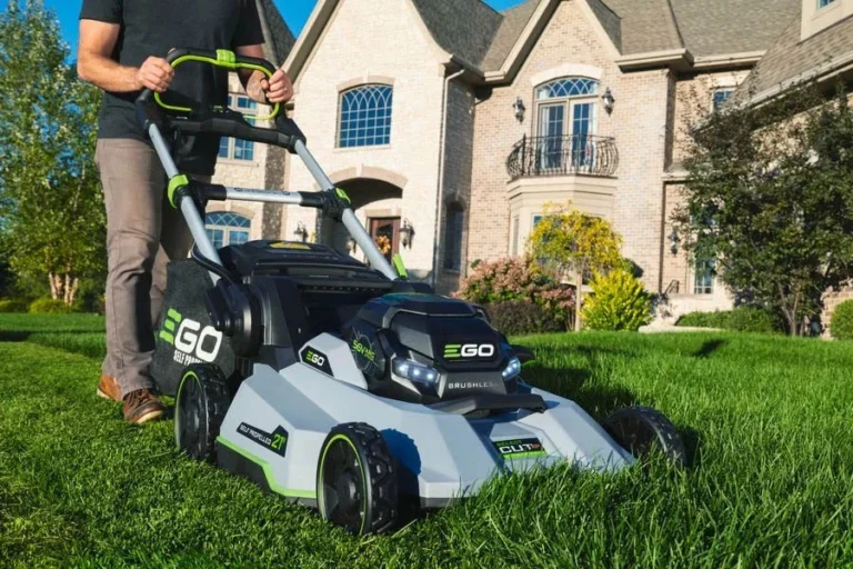 cordless select cut lawn mower with self propelled touch drive technology 8